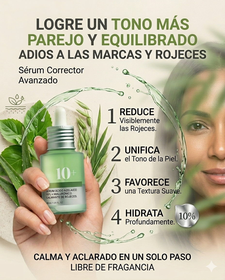 ✨ Sérum Acido Azelaico 10+: Calma y Claridad ✨